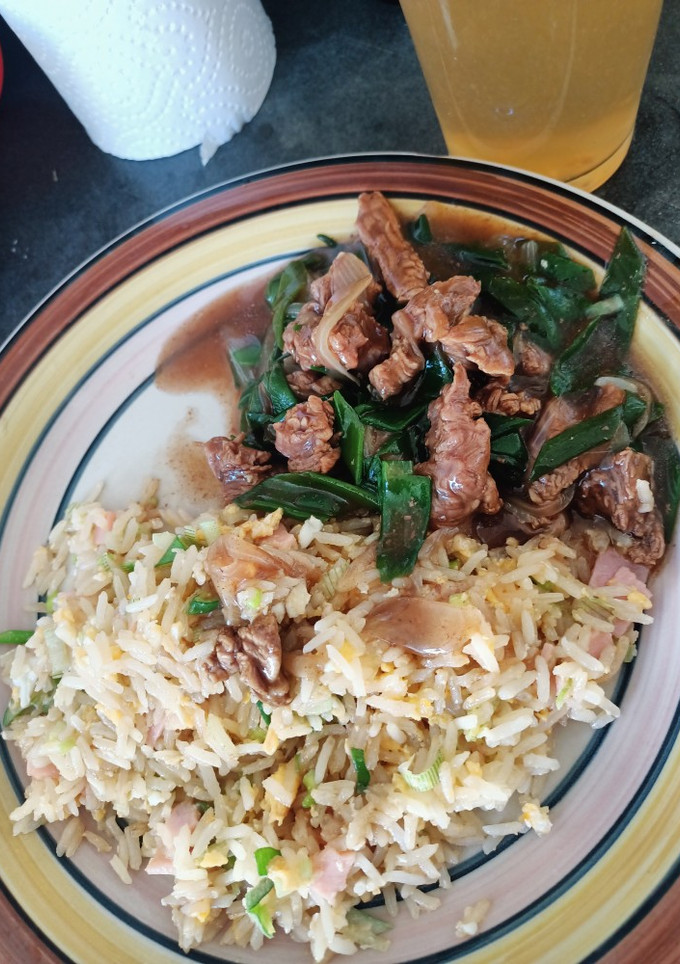 Una foto de Carne mongoliana