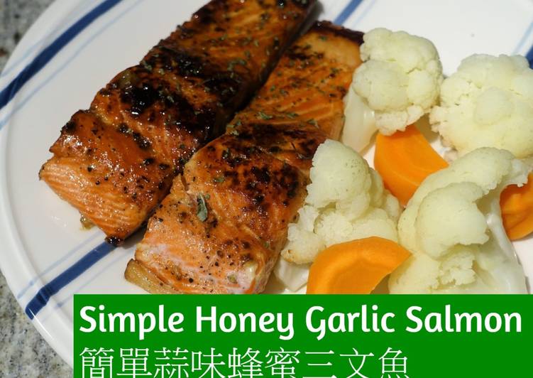 Steps to Prepare Homemade Simple Honey Garlic Salmon