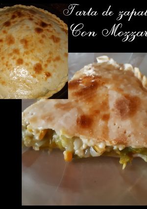 Una foto de Tarta de Zapallitos con Mozzarella