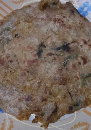 A picture of Muli ka paratha.