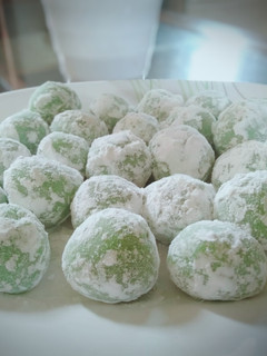Foto resep Mochi Pandan isi Kacang