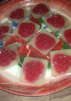 Foto resep Agar-agar mawar