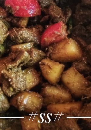 A picture of Soyabean masala (without onion & garlic.