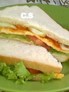 Foto resep Sandwich Telur Dadar Keju