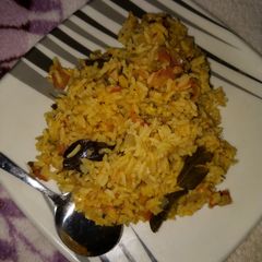 A picture of Tomato rice 🍅🍚.