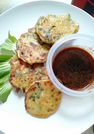 Foto resep Tofu & vegetable pancake