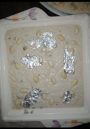 A picture of Jhangvi famous kheer recipe.