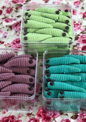 Foto resep Worm Cookies