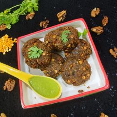 A picture of Walnut masala Vada.