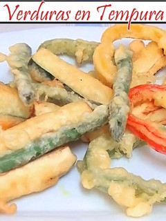 Una foto de Verduras en tempura sin huevo