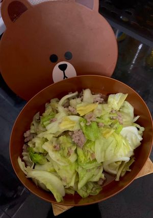 รูปของ ผัดกะหล่ำปลีหมูสับ
