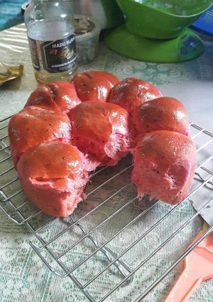 Foto resep Roti Sobek Buah Naga