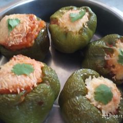 A picture of Italian stuffed capsicum.