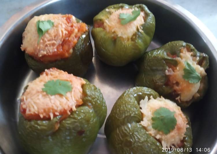 Easiest Way to Make Any-night-of-the-week Italian stuffed capsicum