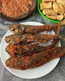Pecel Lele (sambal terasi khas pecel lele)