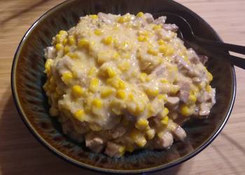 How to Recipe Perfect Cream Corn Chicken on Rice