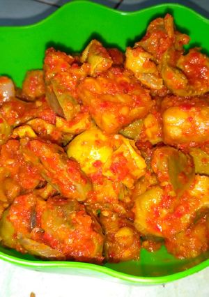 Foto resep Sambal jeroan tempe