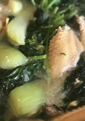 A picture of Chicken Tinola.