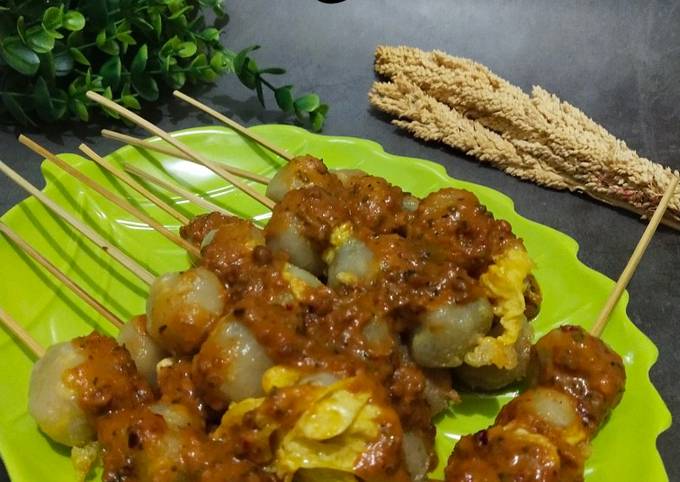 159. Cilok Goreng Telur Bumbu Pecel