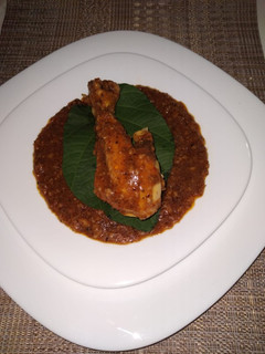 Una foto de Mole chichilo rojo de pollo 🍲