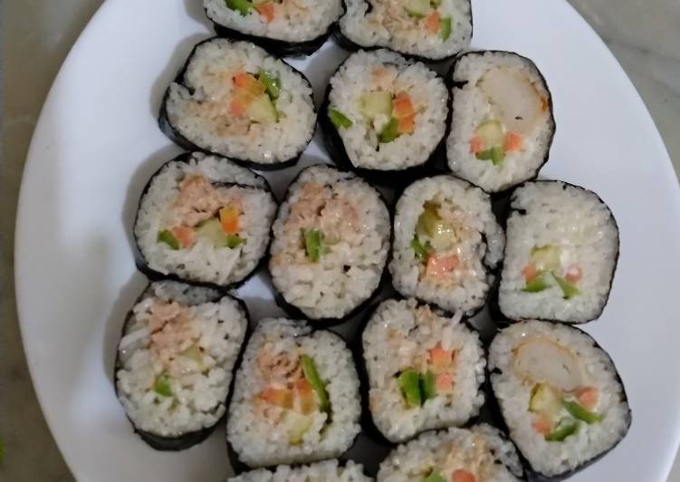 Cara Gampang Menyiapkan Kimbap Tuna Mayo Anti Gagal