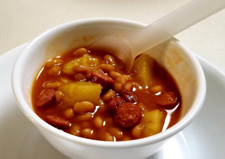 Steps to Make Favorite Hawaiian Beans &amp;amp; Wieners