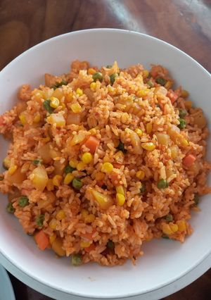 Foto resep Arroz De Pota Com Evilhas e Cenoura