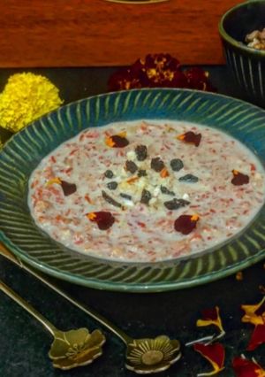 A picture of Gajar Ki Kheer With New Healthy Variation.
