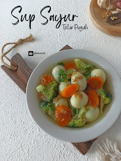 Foto resep Sup Sayur Telur Puyuh