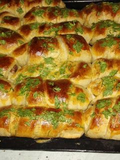 صورة لوصفة لفائف النقانق