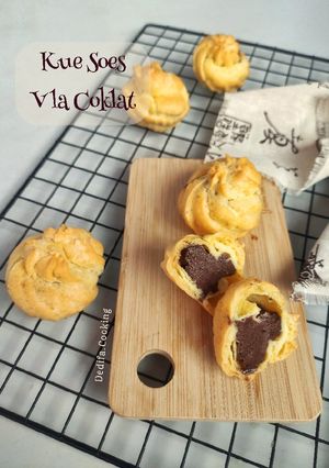Foto resep 368. Kue Soes filling Vla Diplomat Coklat