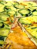 Baked Zucchini Frittata Stuffed with Provola and Ham