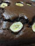 Budín de banana y chocolate