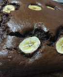 Budín de banana y chocolate