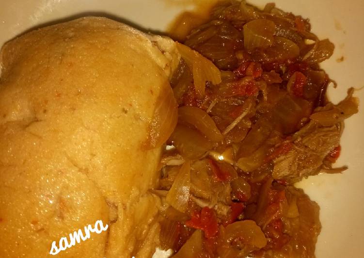 Recipe of Ultimate Moi moi with onion sauce