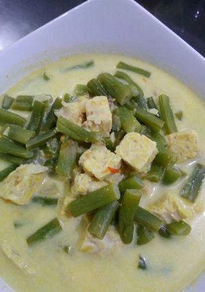 Foto resep Lodeh Buncis Tempe