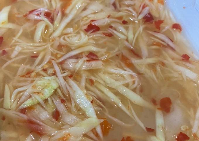 Asinan mangga muda nagih