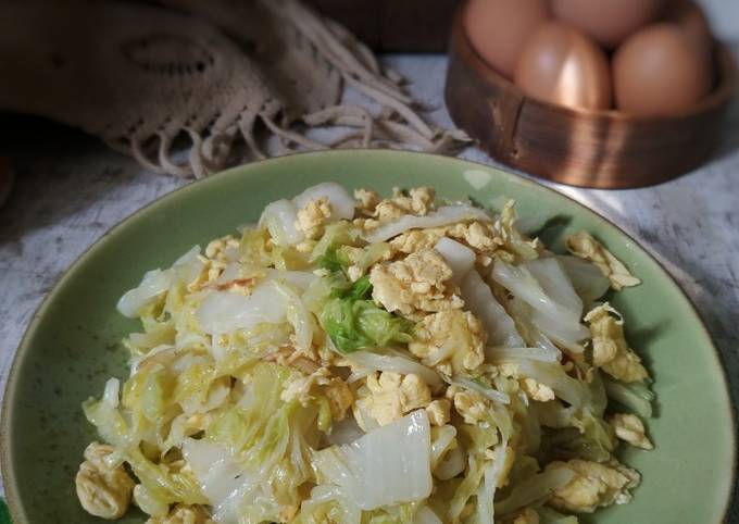 Resep Cah Sawi Putih Dan Telur Oleh Tri Yunianti Cookpad