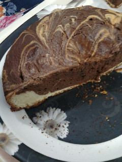 A picture of Zebra cake.