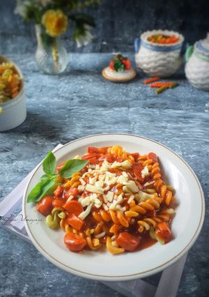 Foto resep 🇮🇹 Pasta Spiral (Vegeroni) Sos Spagheti