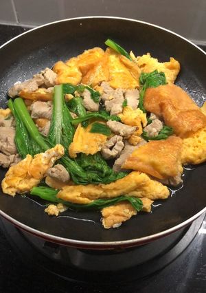 Foto resep Sup Telur Dadar Dengan Daging dan Sayur