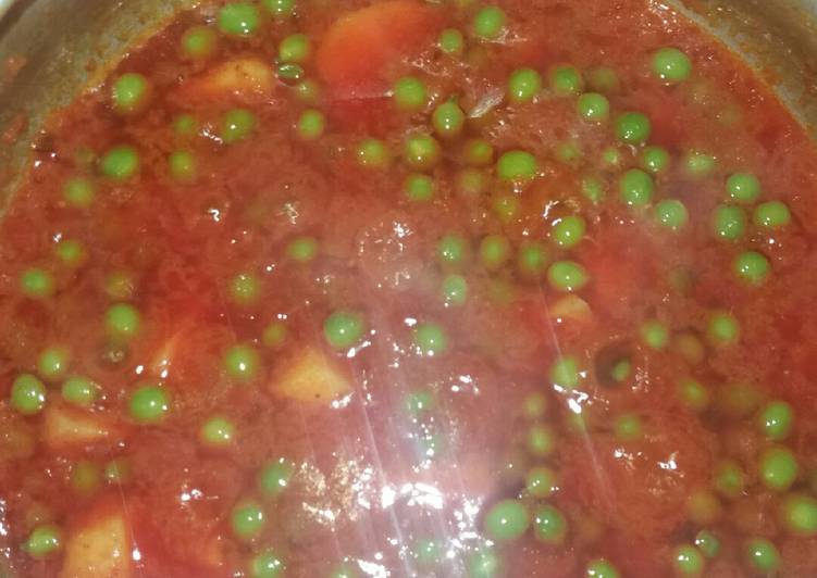 Step-by-Step Guide to Prepare Any-night-of-the-week Aloo matar veg