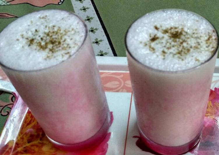 Recipe of Perfect Rose cardamon lassi