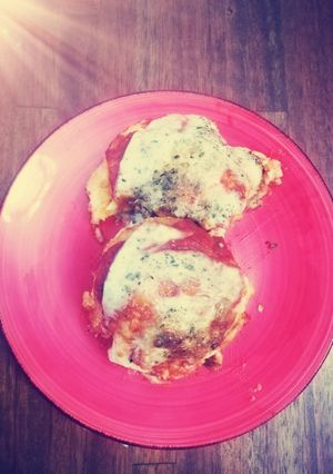 Una foto de Bombas de papa rellenas de carne a la pizza