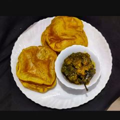 A picture of Dal poori from leftover dal.