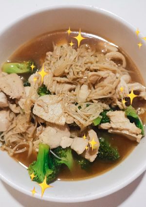 รูปของ ผัดบล็อคโคลีีอกไก่ 🥦🐔