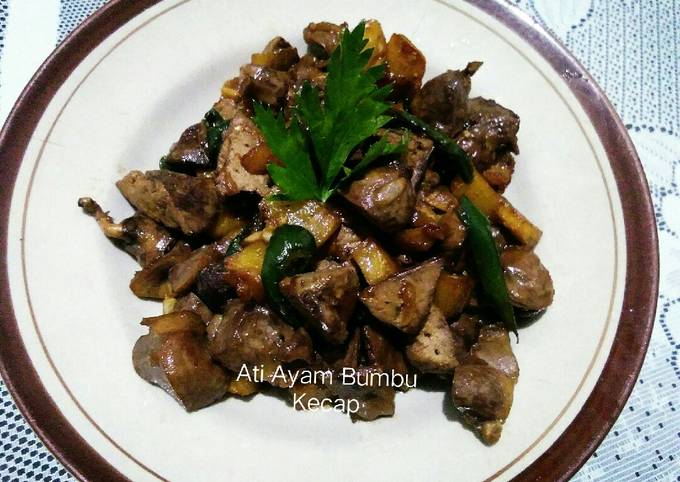 Ati Ayam Bumbu Kecap