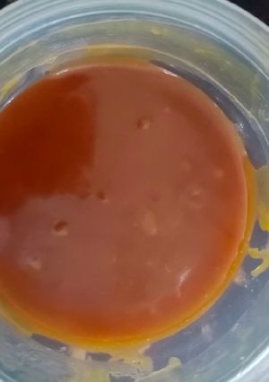 A picture of Butter scotch sauce ❤❤❤.