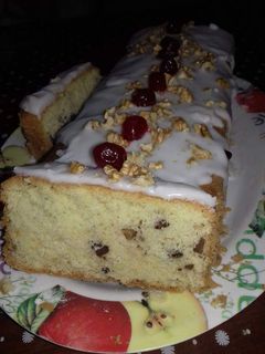 Una foto de Budín de limón glaseado tipo inglés