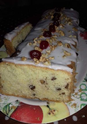 Una foto de Budín de limón glaseado tipo inglés